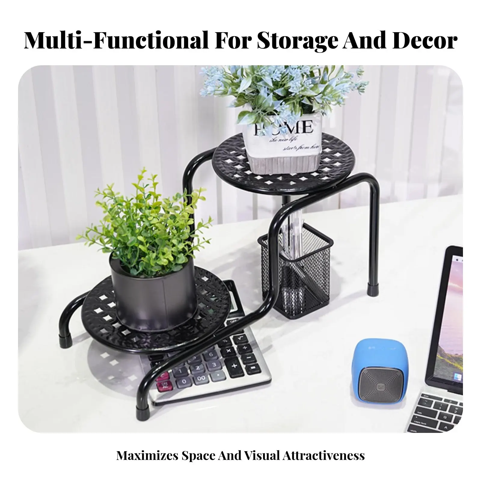 Tiered Plant Stand Multilevel Design Pot Holder Space-Saving Easy Assembly for Gardeners, homeowners, Balcony, Desktop
Tiered Plant Stand Multilevel Design Pot Holder Space-Saving Easy Assembly for Gardeners, homeowners, Balcony, Desktop