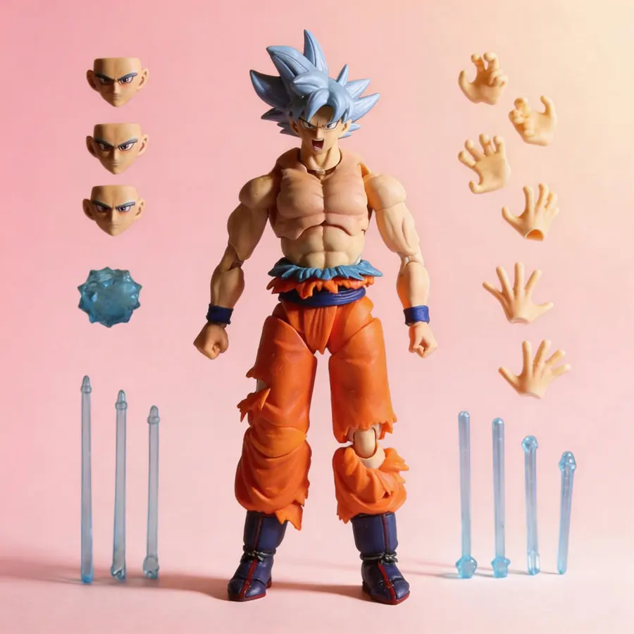 Фигурка аниме-персонажа Гоку (Серебряные волосы) из Dragon Ball, 16 см, высококачественная детализированная модель, коллекционная.
Фигурка аниме-персонажа Гоку (Серебряные волосы) из Dragon Ball, 16 см, высококачественная детализированная модель, коллекционная.
