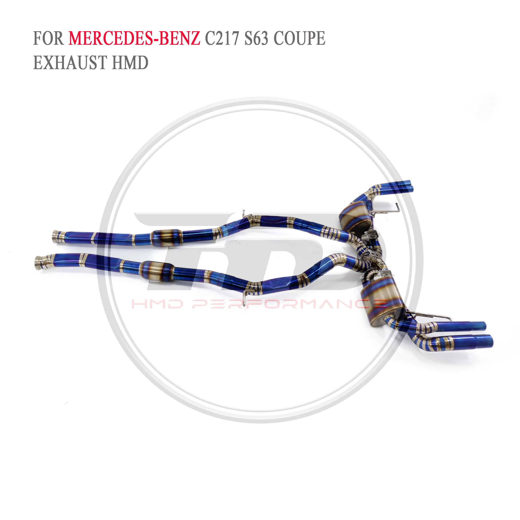 Ti/SS304 Handcrafted Catback for Merceds Benz C217 S63 Coupe Exhaust System OEM Vlave HMD
Ti/SS304 Handcrafted Catback for Merceds Benz C217 S63 Coupe Exhaust System OEM Vlave HMD