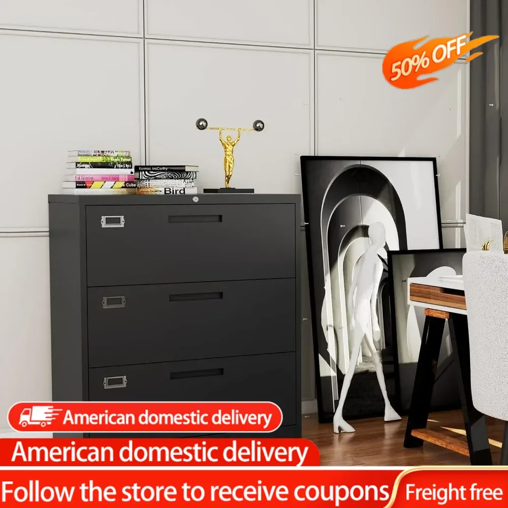 Lateral File Cabinet with Lock,3 Drawer Large Metal Filing Cabinet,Home Office Lockable Storage Cabinet for Hanging Files Letter
Lateral File Cabinet with Lock,3 Drawer Large Metal Filing Cabinet,Home Office Lockable Storage Cabinet for Hanging Files Letter