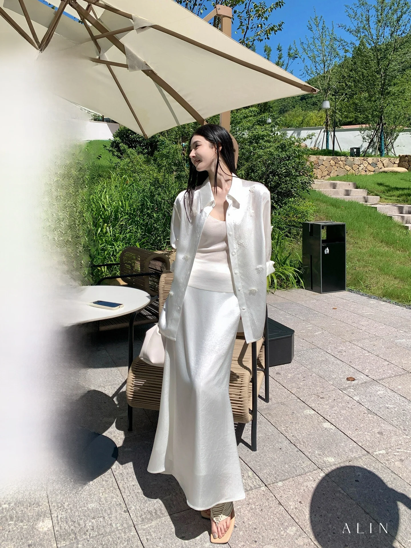 Alin High Waist Satin f Skirt Ele Embroidery A-Line Gown for Early Autumn Faion Ciwalk Comfortable Acetate Fiber
Alin High Waist Satin f Skirt Ele Embroidery A-Line Gown for Early Autumn Faion Ciwalk Comfortable Acetate Fiber