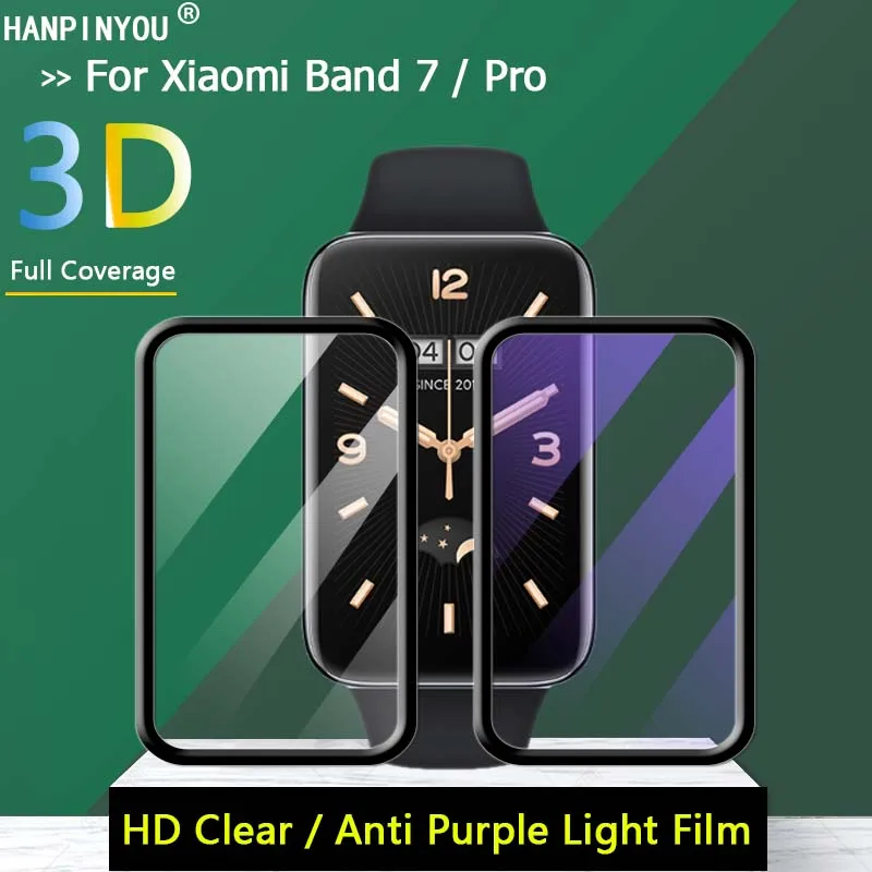 Clear / Purple Light Plating Soft PMMA Film For Xiaomi Smart Band 8 7 Pro NFC Full Cover 3D Curved Screen Protector -Not Glass
Clear / Purple Light Plating Soft PMMA Film For Xiaomi Smart Band 8 7 Pro NFC Full Cover 3D Curved Screen Protector -Not Glass