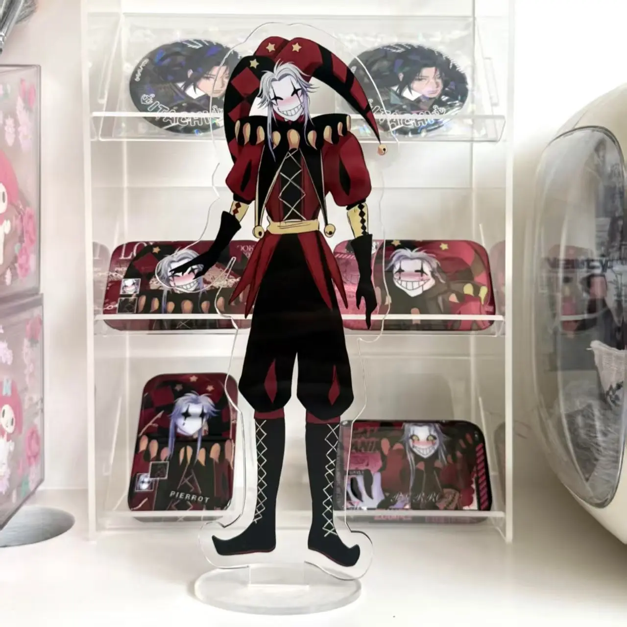 Anime Acrylic Stand The Freak Circus pierrot Acrylic Standing Plates Decoration Gift
Anime Acrylic Stand The Freak Circus pierrot Acrylic Standing Plates Decoration Gift