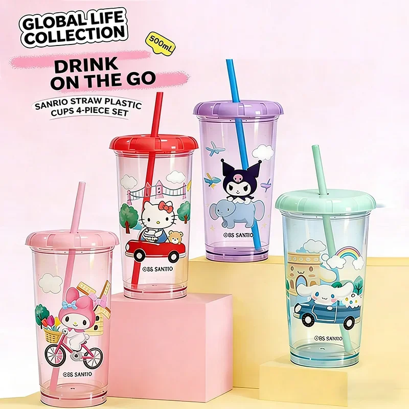 Набор из 4 пластиковых стаканов с трубочкой Kitty Global Life Collection: милые мультяшные стаканы для напитков, идеальный трендовый вирусный товар
Набор из 4 пластиковых стаканов с трубочкой Kitty Global Life Collection: милые мультяшные стаканы для напитков, идеальный трендовый вирусный товар