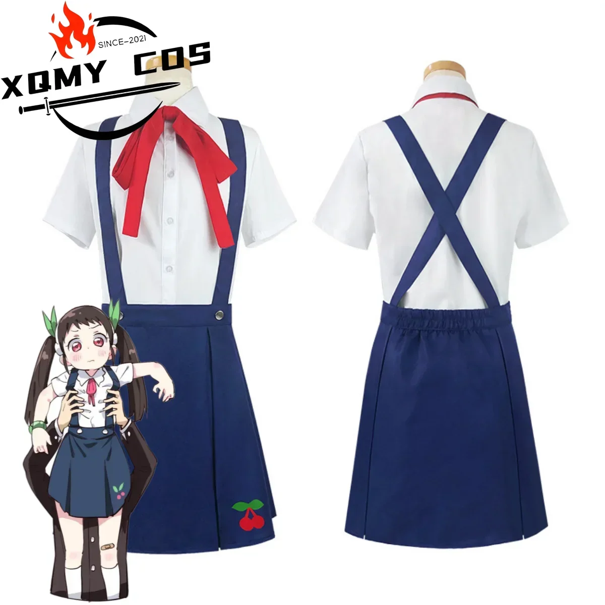 XqAnime Bakemonogatari Monstory Series Hachikuji Mayoi Косплей Костюм Рубашка Юбка на бретелях Школьная форма Женская сексуальная милая матросская S
XqAnime Bakemonogatari Monstory Series Hachikuji Mayoi Косплей Костюм Рубашка Юбка на бретелях Школьная форма Женская сексуальная милая матросская S