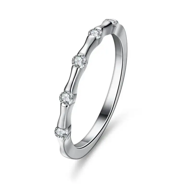 S925 Silver Bamboo Design Moissanite Ring for Women, Trendy Nature Inspired Stackable Band Ring, Elegant Hand Jewelry Gift
S925 Silver Bamboo Design Moissanite Ring for Women, Trendy Nature Inspired Stackable Band Ring, Elegant Hand Jewelry Gift