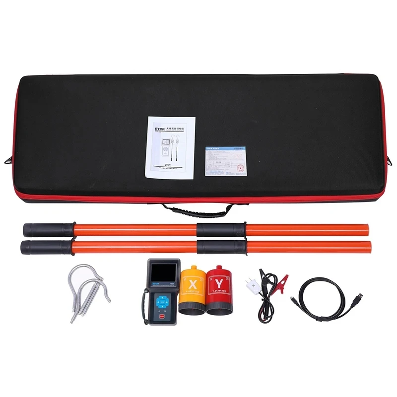 X ETCR1600 High-Tension Line Nuclear Instrument Phase Detector Non Contact Detector Phase Detection Meter Phasing Tester
X ETCR1600 High-Tension Line Nuclear Instrument Phase Detector Non Contact Detector Phase Detection Meter Phasing Tester