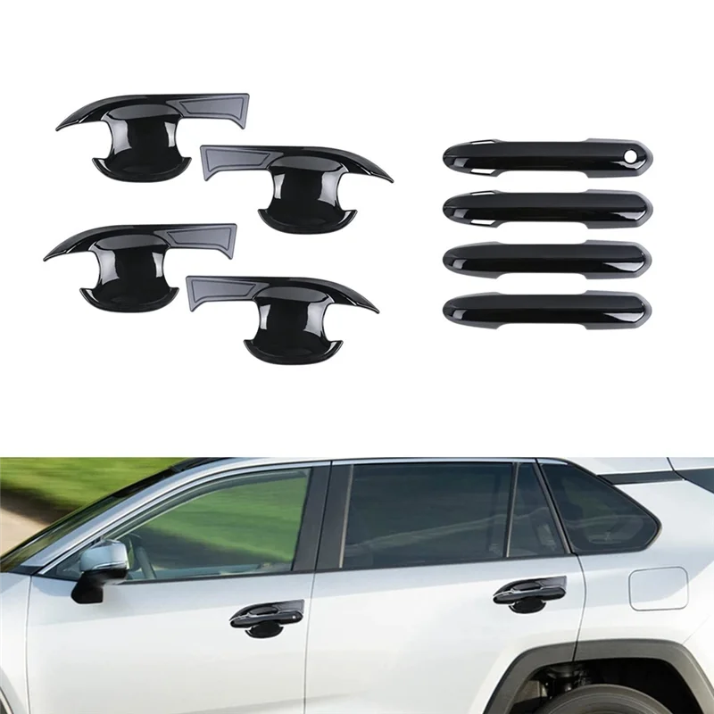 Exterior Door Handle Cover+Door Bowl Cover Trim For Toyota RAV4 2020-2025 Car Accessories Black
Exterior Door Handle Cover+Door Bowl Cover Trim For Toyota RAV4 2020-2025 Car Accessories Black