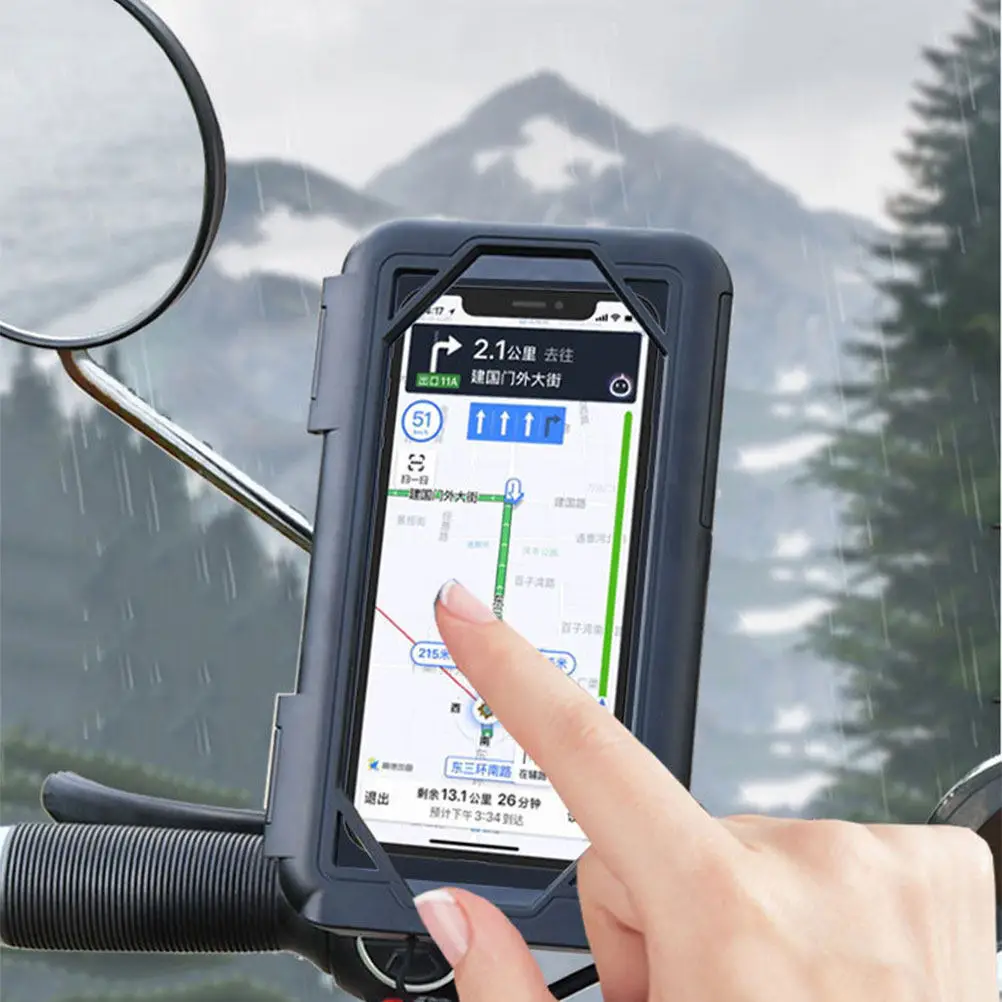 Bike Phone Holder Silicone ABS Adjustable Motorbike Handlebar Stand Waterproof Rotatable Cellphone Bracket for Motorcycle
Bike Phone Holder Silicone ABS Adjustable Motorbike Handlebar Stand Waterproof Rotatable Cellphone Bracket for Motorcycle