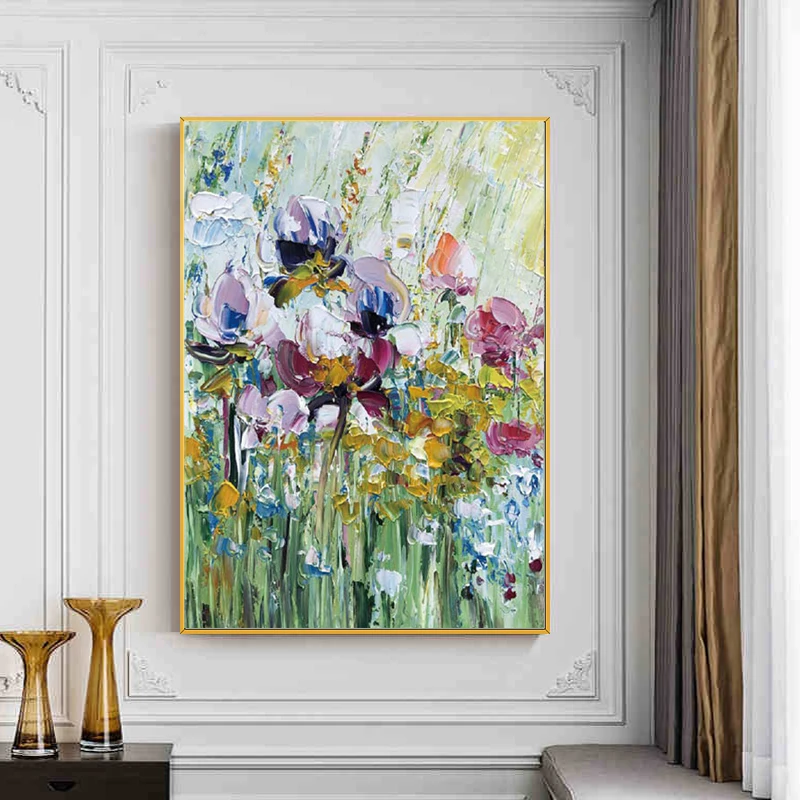 Handmade Texture Flower Oil Painting On Canvas Modern Living Room Wall Decoration Large Abstract Wall Art Oil Canvas Paintings
Handmade Texture Flower Oil Painting On Canvas Modern Living Room Wall Decoration Large Abstract Wall Art Oil Canvas Paintings