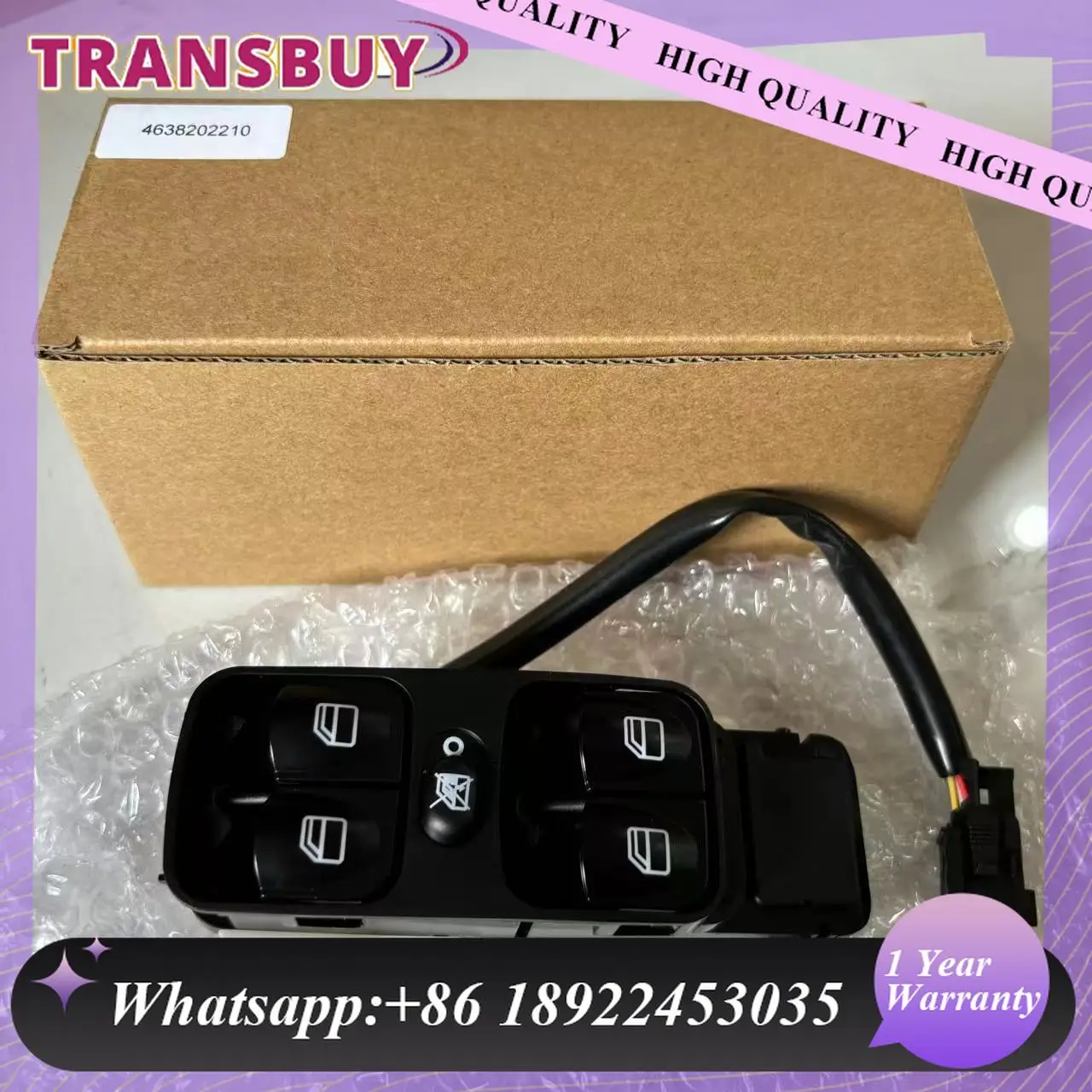 Совершенно новый A4638202210 4638202210 переключатель стеклоподъемника подходит для MERCEDES-BENZ G500 G55 AMG G550 G63 AMG передний левый
Совершенно новый A4638202210 4638202210 переключатель стеклоподъемника подходит для MERCEDES-BENZ G500 G55 AMG G550 G63 AMG передний левый