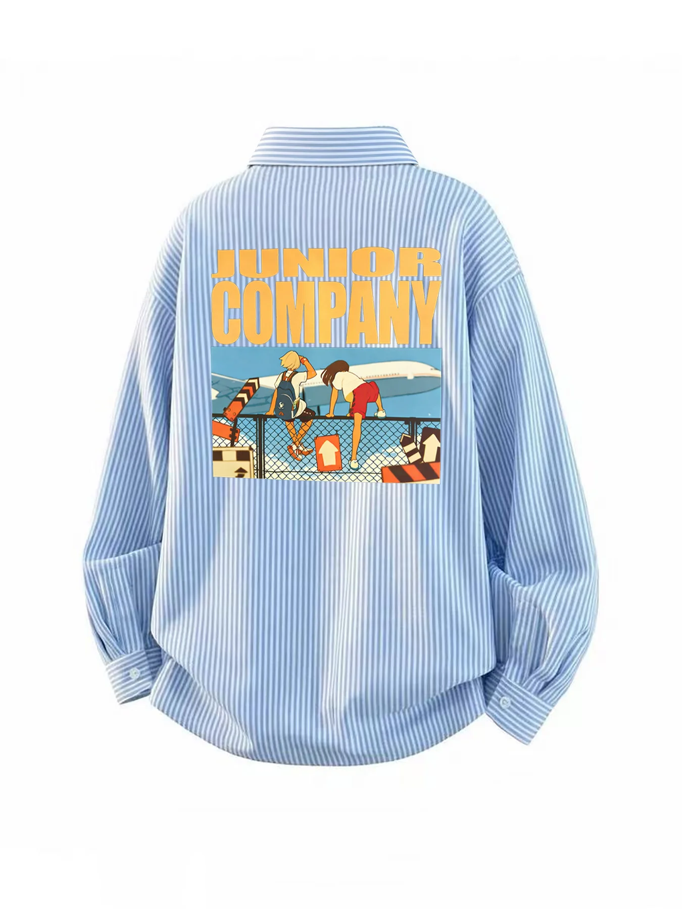 New Spring and Autumn Trend Men's Long-Sleeve Casual Simple Shirt with Fun Cartoon Back Pattern
New Spring and Autumn Trend Men's Long-Sleeve Casual Simple Shirt with Fun Cartoon Back Pattern