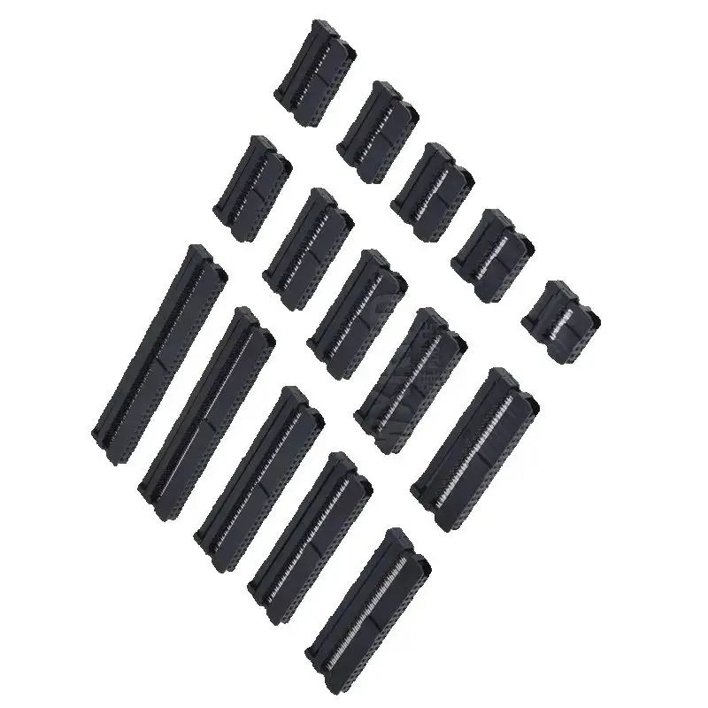 10PCs 2.0mm pitch FC-6/8/1012/14/16/20/30/40/50 pin 2.0 female header IDC socket connector for 1.0mm flat ribbon cable wire 10p.
10PCs 2.0mm pitch FC-6/8/1012/14/16/20/30/40/50 pin 2.0 female header IDC socket connector for 1.0mm flat ribbon cable wire 10p.