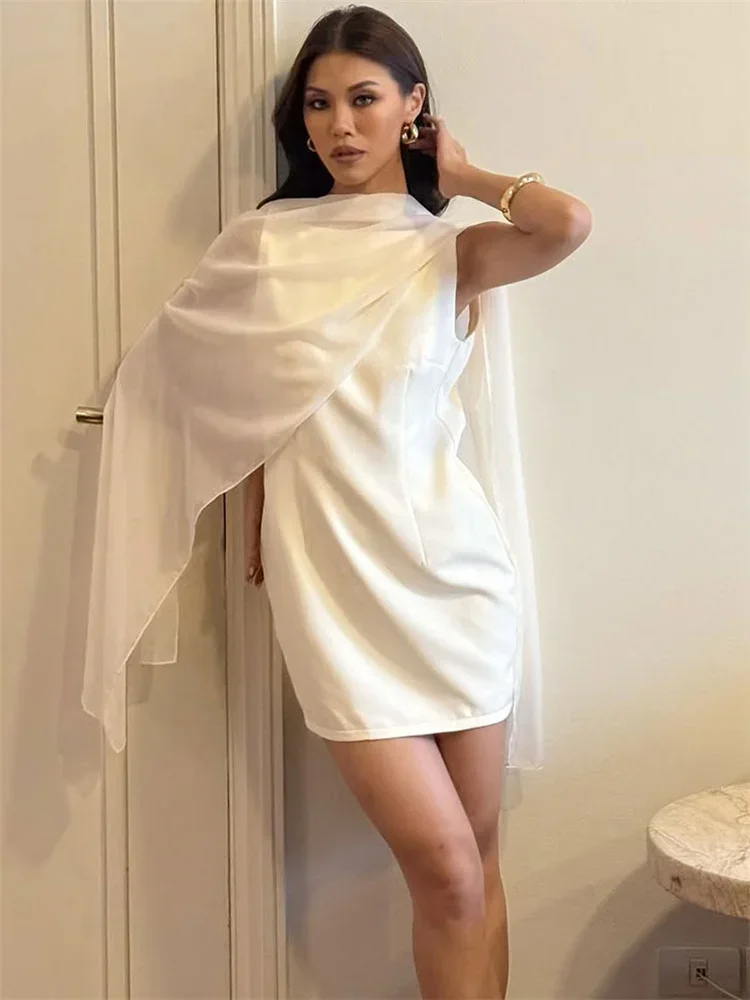 Fashion Backless Slim MIni Dress Female Solid Sleeveless High Waist Patchwork Elegant Party Dress Women's Bodycon Dress
Fashion Backless Slim MIni Dress Female Solid Sleeveless High Waist Patchwork Elegant Party Dress Women's Bodycon Dress