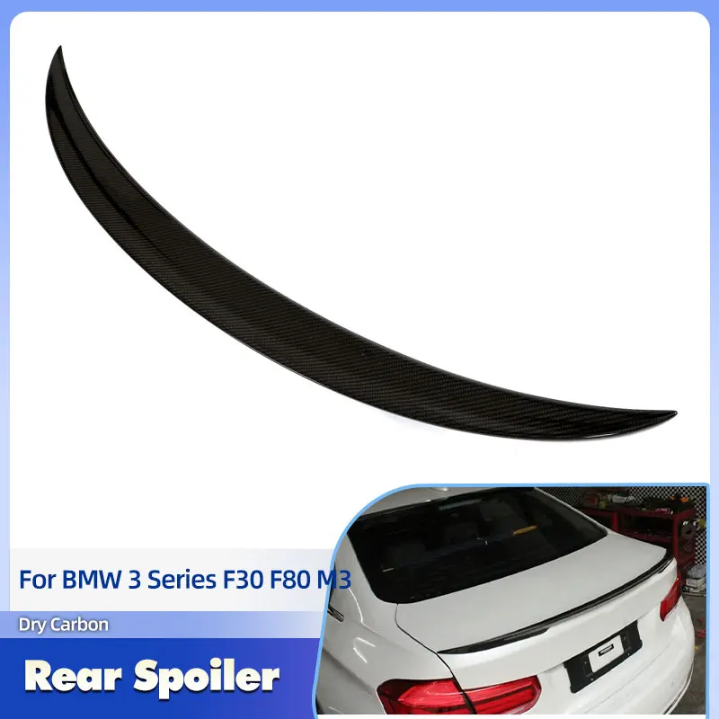 Car Rear Trunk Spoiler Wings Prepreg Dry Carbon for BMW 3 Series F30 F80 M3 340i Sedan 2012-2019 Rear Spoiler Boot Wing Lip
Car Rear Trunk Spoiler Wings Prepreg Dry Carbon for BMW 3 Series F30 F80 M3 340i Sedan 2012-2019 Rear Spoiler Boot Wing Lip