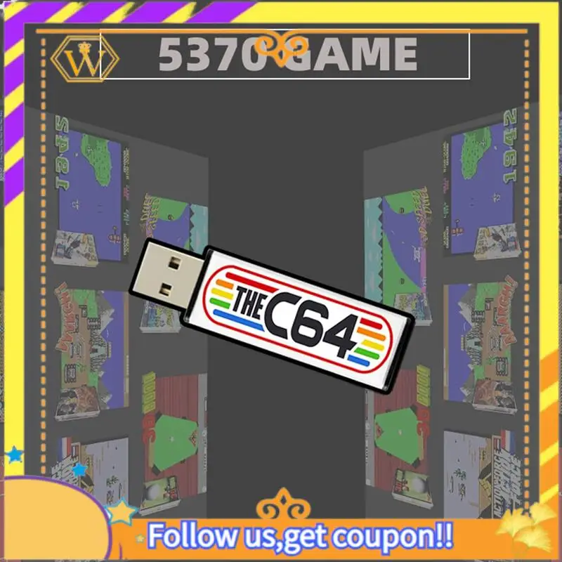 5370 Games USB Stick For C64 Mini Retro Game Console USB Drive Plug And Play Replacement Accessories 1 Piece
5370 Games USB Stick For C64 Mini Retro Game Console USB Drive Plug And Play Replacement Accessories 1 Piece