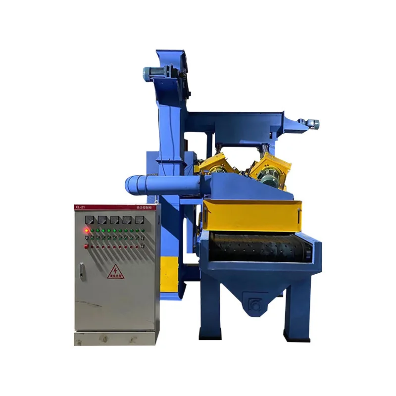 Small mesh bag shot blasting cleaning machine, metal rust removal machine, casting aluminum formwork surface sandblasting
Small mesh bag shot blasting cleaning machine, metal rust removal machine, casting aluminum formwork surface sandblasting