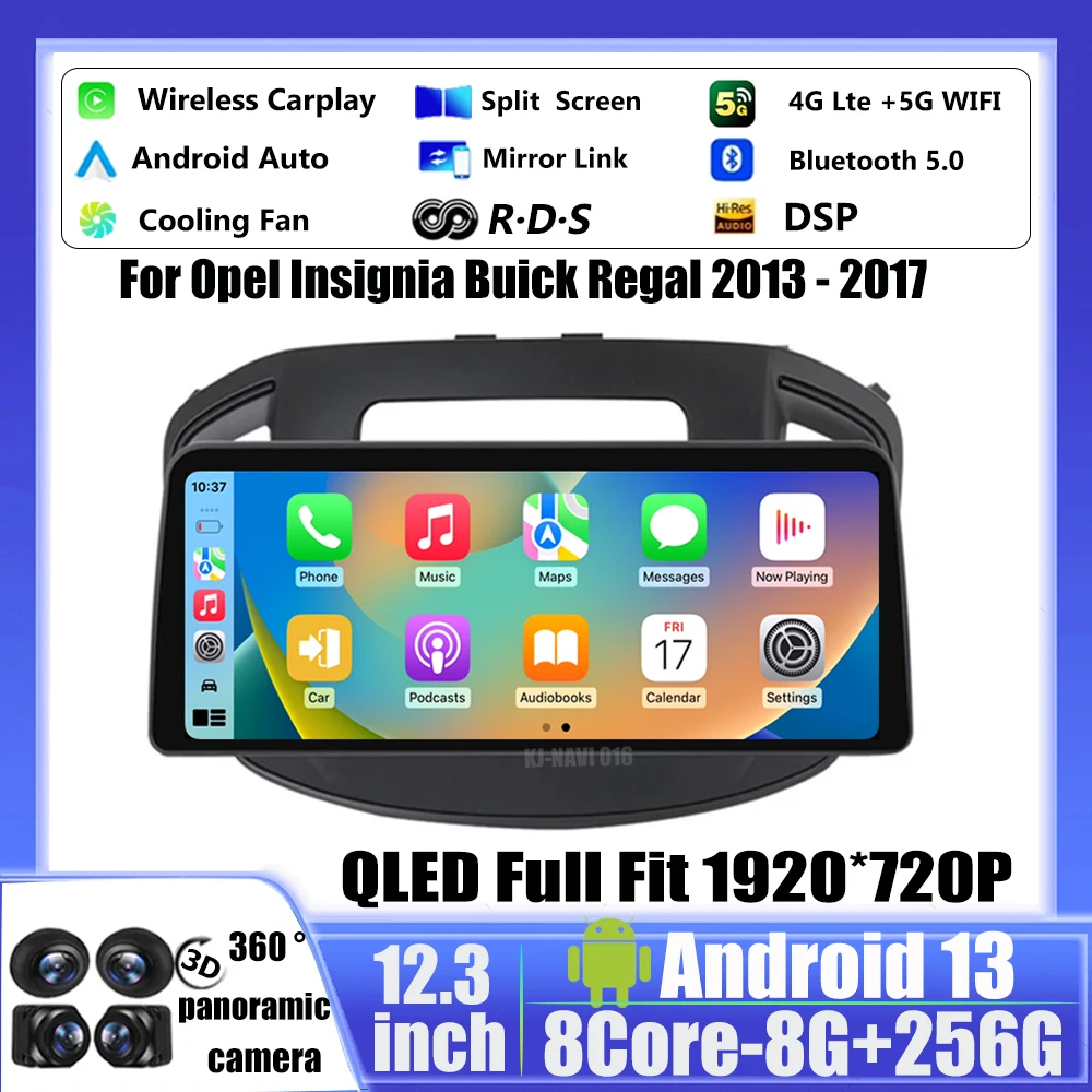 Автомобильный стереопроигрыватель для Opel Insignia Buick Regal 2013-2017 4G QLED экран Android 13, мультимедийный видеоплеер, головное устройство Carplay Auto SWC
Автомобильный стереопроигрыватель для Opel Insignia Buick Regal 2013-2017 4G QLED экран Android 13, мультимедийный видеоплеер, головное устройство Carplay Auto SWC