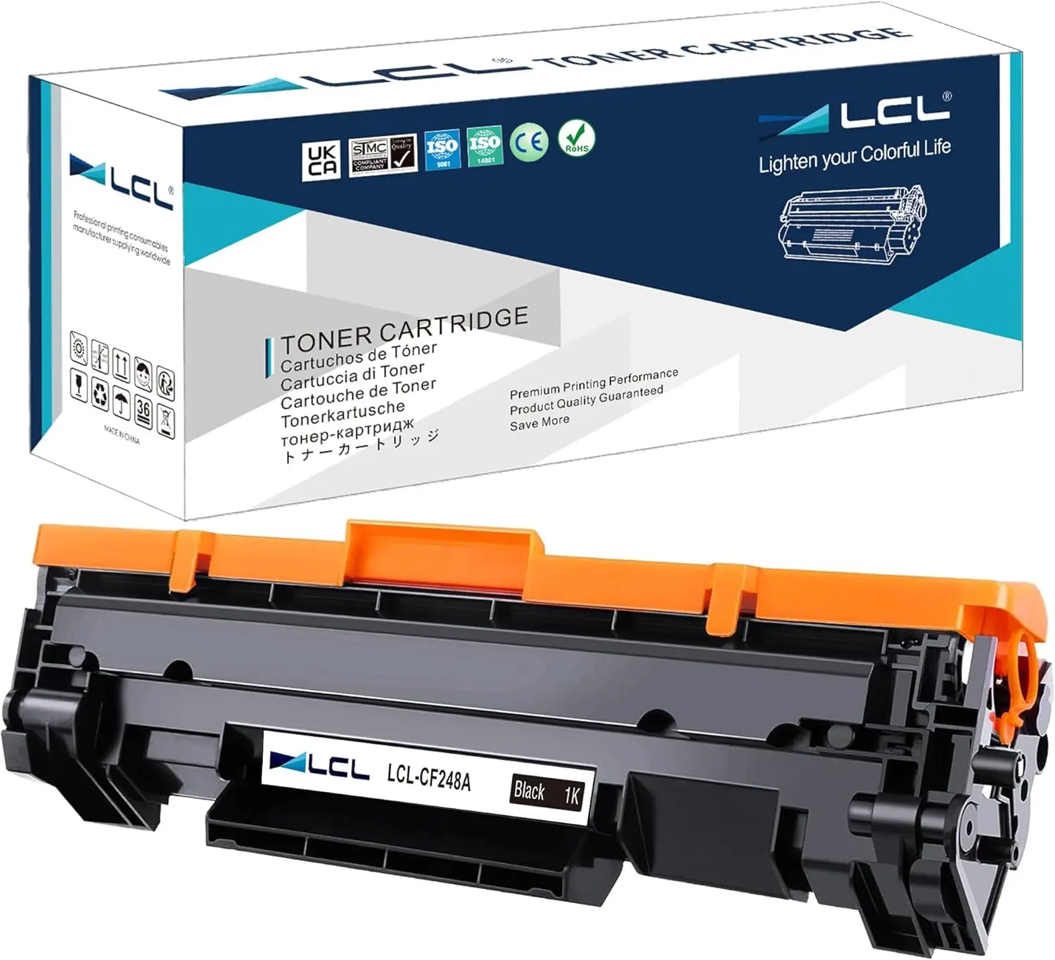 Compatible Toner Cartridge Replacement for HP 48A CF248A, 1-Pack Black, 1000 Pages
Compatible Toner Cartridge Replacement for HP 48A CF248A, 1-Pack Black, 1000 Pages