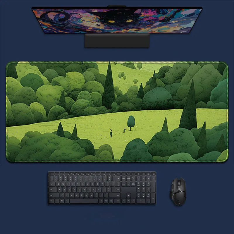 Green Forest Landscape Mouse Pad Extended Rubber Desk Mat Nature Scenery Keyboard Pad for Gaming PC Home Office Desk Decor
Green Forest Landscape Mouse Pad Extended Rubber Desk Mat Nature Scenery Keyboard Pad for Gaming PC Home Office Desk Decor