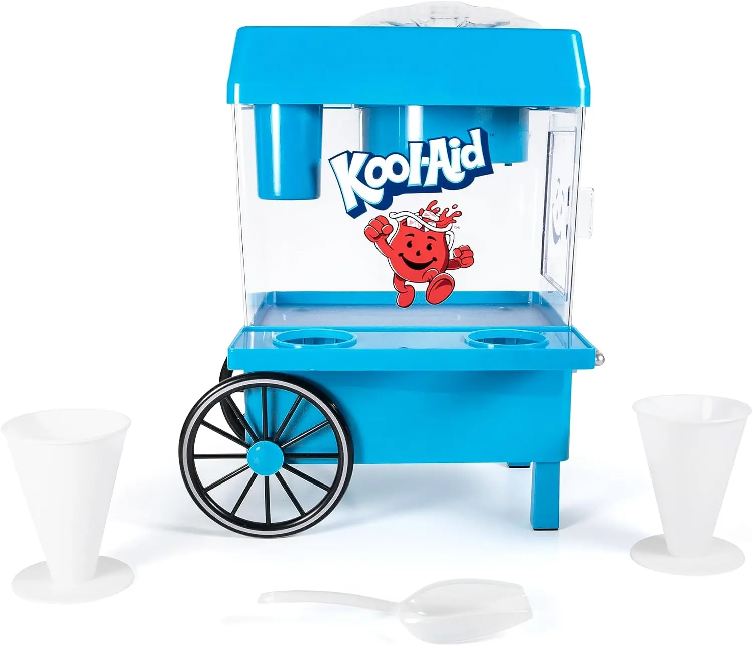 Kool-Aid Snow Cone Shaved Ice Machine - Retro Table-Top Slushie Machine Makes 20 ICY Treats - Includes 2 Reusable Plasti
Kool-Aid Snow Cone Shaved Ice Machine - Retro Table-Top Slushie Machine Makes 20 ICY Treats - Includes 2 Reusable Plasti