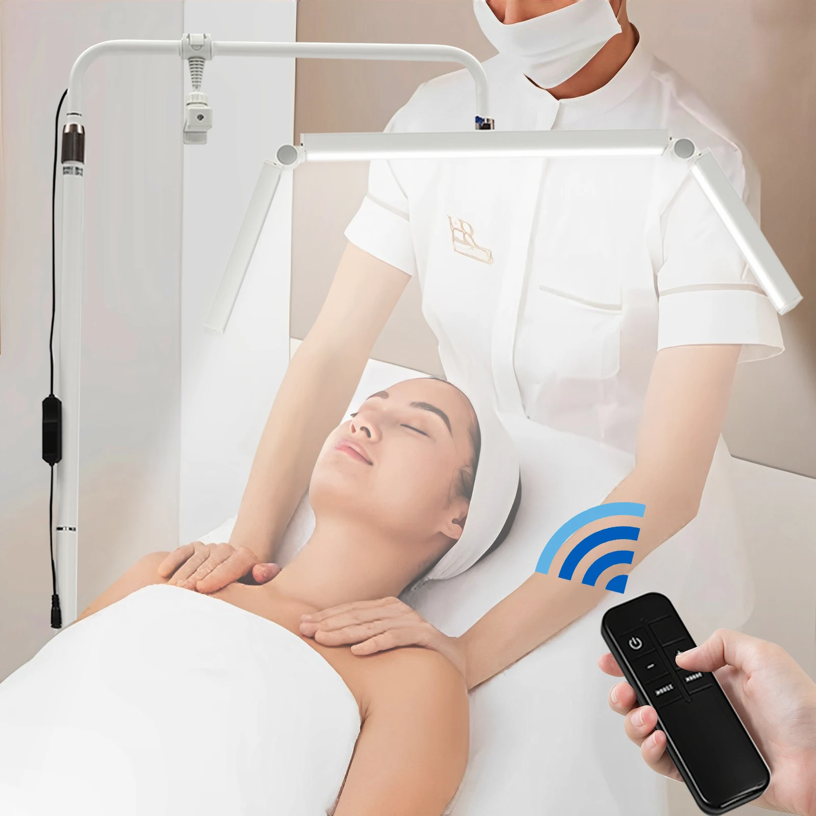 Lash Light for Eyelash Extensions, LED Floor Lamp with Remote Control, Tattoo PMU Adjustable Brightness & Height & Light Color
Lash Light for Eyelash Extensions, LED Floor Lamp with Remote Control, Tattoo PMU Adjustable Brightness & Height & Light Color