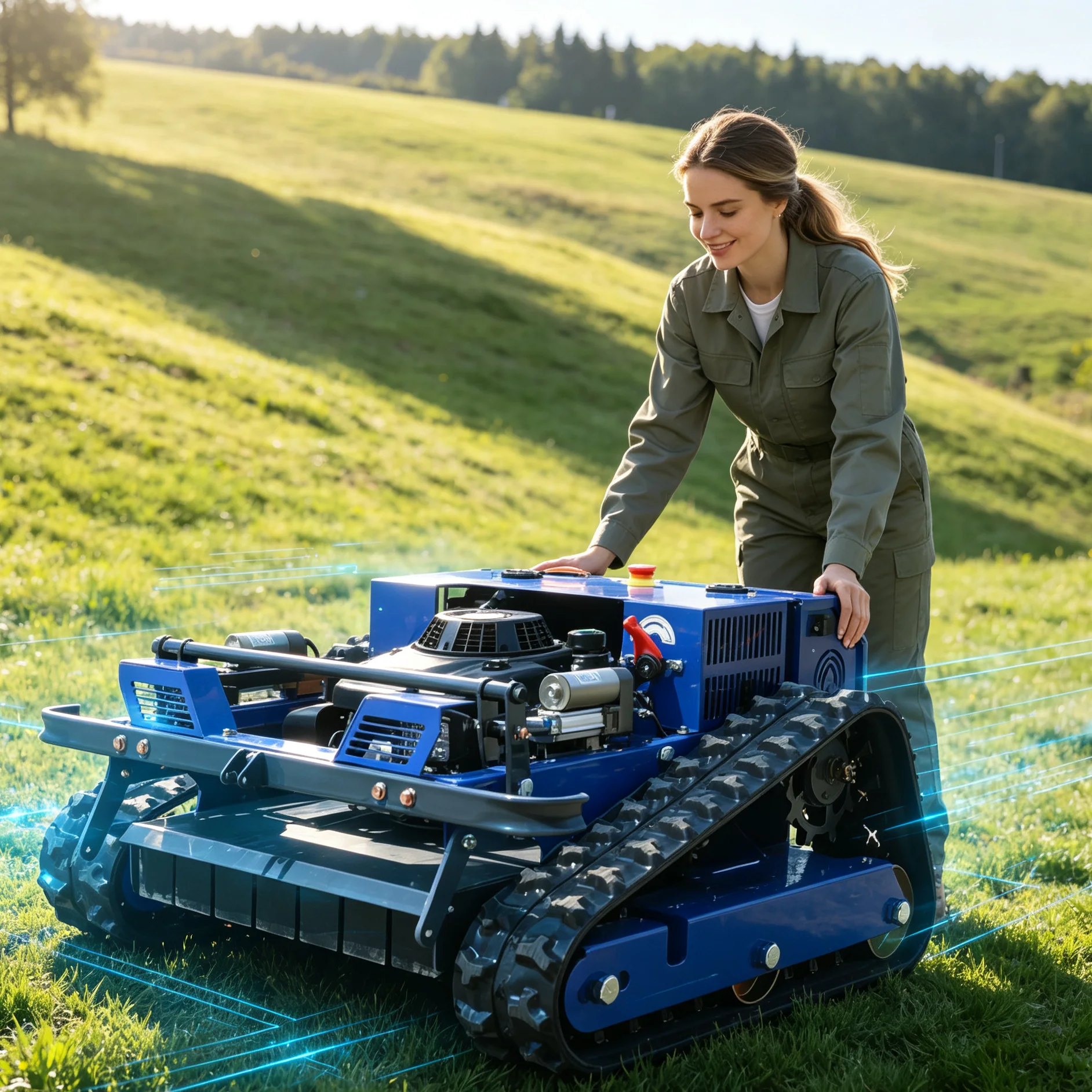 Customized Remote Control Lawn Mower Multi-function Lawn Mower Robot Adjustable Cutting Height Lawn Mower
Customized Remote Control Lawn Mower Multi-function Lawn Mower Robot Adjustable Cutting Height Lawn Mower