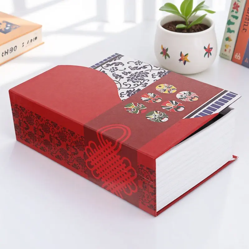 Book Safe Box Hidden Metal Security Safe Discreet Stainless Steel Bookshelf Secret Storage for Money Jewelry Diary Home Office