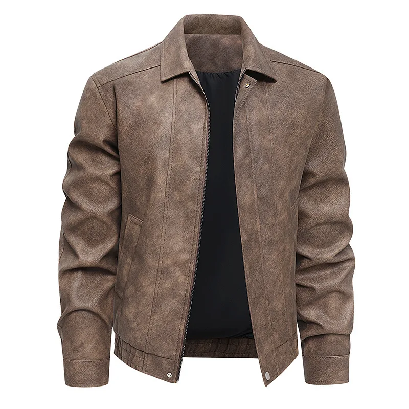 New Fashion Men Slim Fit Motorcycle Leather Jackets Man Trendy Business Casual PU Leather Coats Quality Male Leather Coats 8XL
New Fashion Men Slim Fit Motorcycle Leather Jackets Man Trendy Business Casual PU Leather Coats Quality Male Leather Coats 8XL