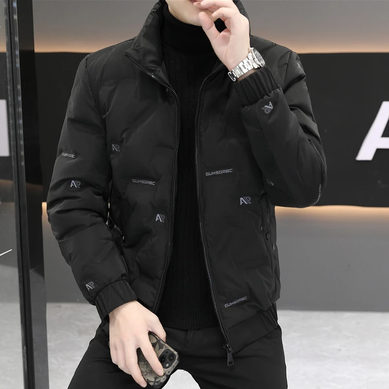 Lightweight Thiened Men's down Jaet Winter Casual Faionable Korean Brand Warm Youth Outerwear Polyester Fiber Zipper
Lightweight Thiened Men's down Jaet Winter Casual Faionable Korean Brand Warm Youth Outerwear Polyester Fiber Zipper