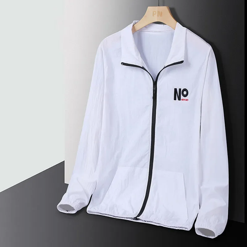 Men Coat Summer Cool Zip Up Hoodie Super Light Thin Beach Breathable Jacket Anti-UV Zipper Male Ultra Light Portable Windbreaker
Men Coat Summer Cool Zip Up Hoodie Super Light Thin Beach Breathable Jacket Anti-UV Zipper Male Ultra Light Portable Windbreaker