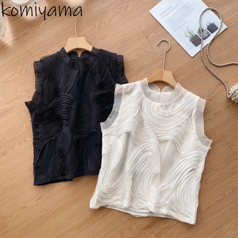 Кружевные Blusas Mujer с круглым вырезом, женские рубашки и блузки без рукавов, летние милые нежные майки, темпераментная женская одежда, Ropa
Кружевные Blusas Mujer с круглым вырезом, женские рубашки и блузки без рукавов, летние милые нежные майки, темпераментная женская одежда, Ropa