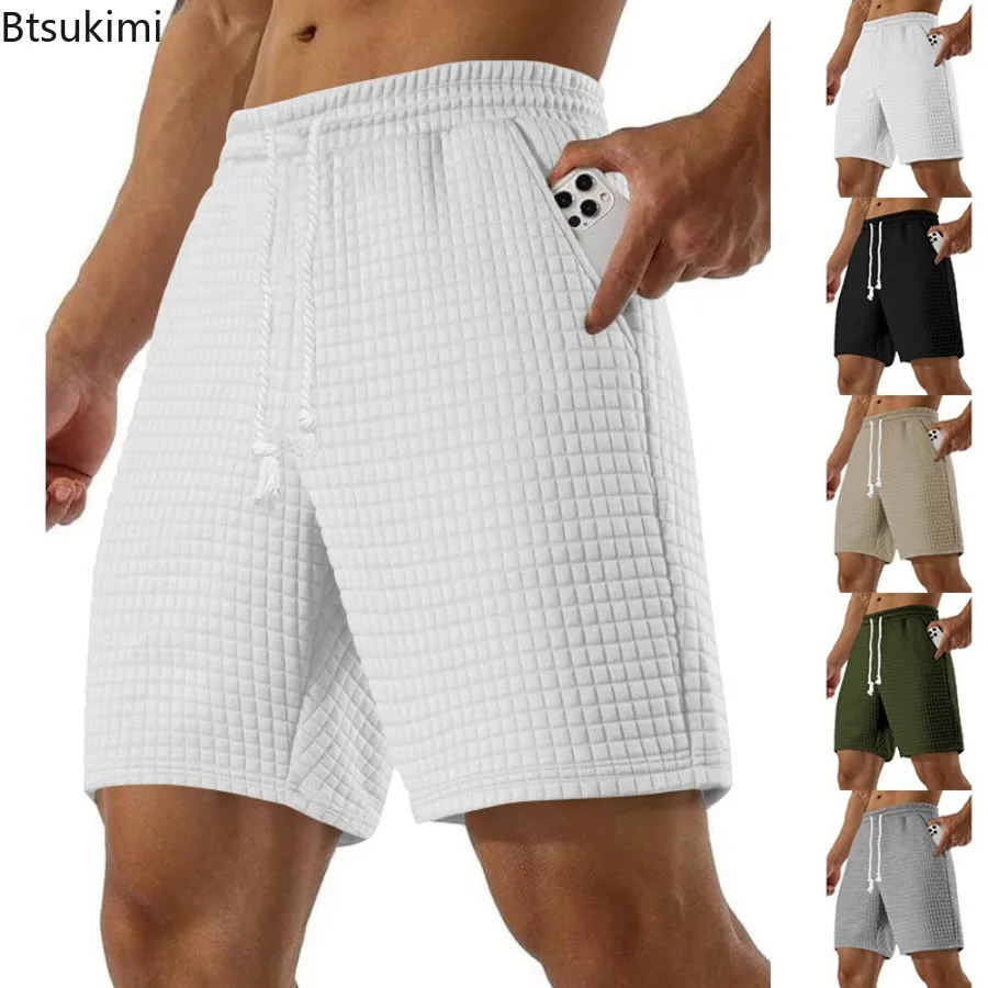 2026 New Mens Waffle Business Casual Shorts Summer Korean Fashion Drawstring Baggy Short Pants Fitness Breathable Streetwear Gym
2026 New Mens Waffle Business Casual Shorts Summer Korean Fashion Drawstring Baggy Short Pants Fitness Breathable Streetwear Gym