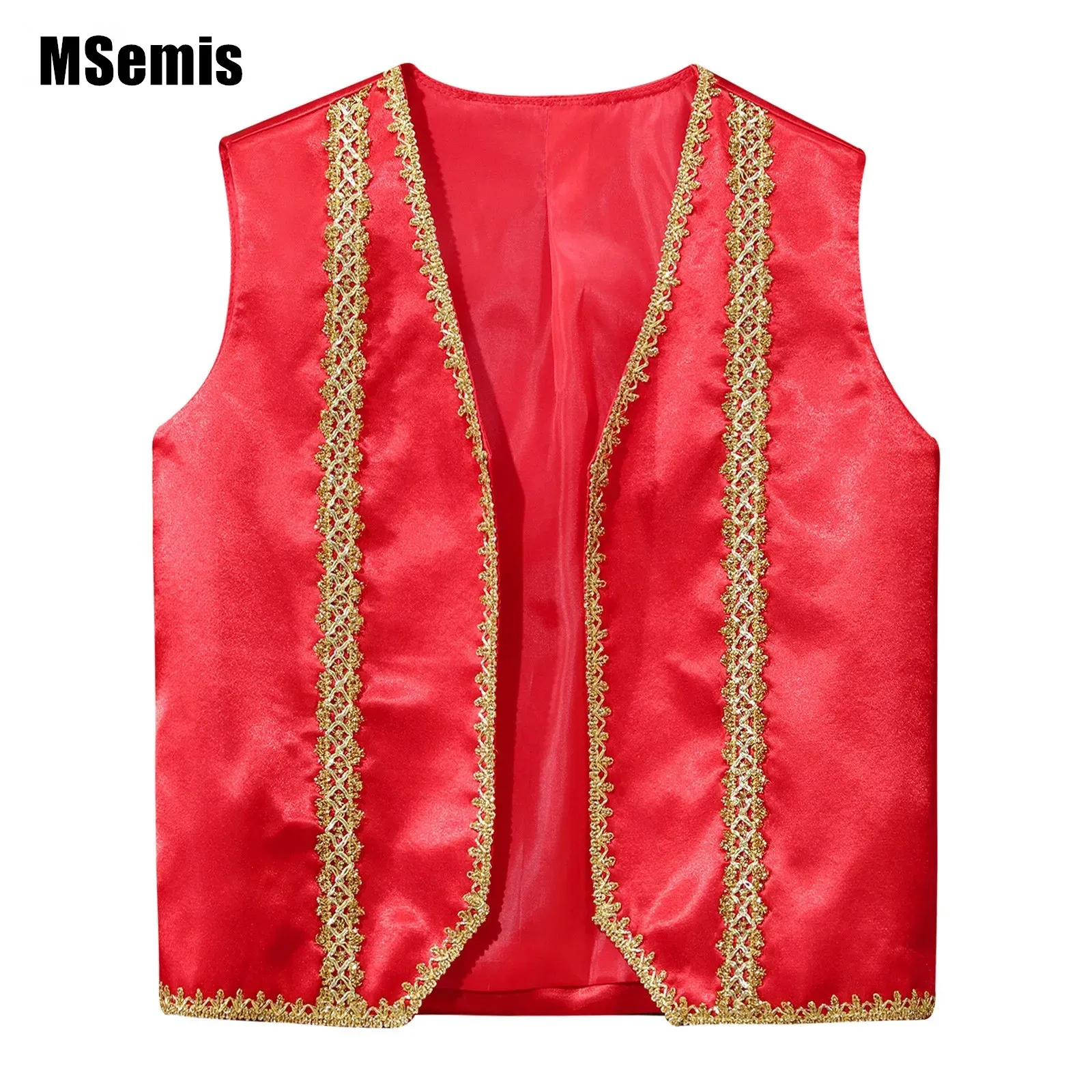Kids Medieval Steampunk Vest Sleeveless Golden Decoration Trim Adorned Tailcoat Gothic Jackets Waistcoat Costume
Kids Medieval Steampunk Vest Sleeveless Golden Decoration Trim Adorned Tailcoat Gothic Jackets Waistcoat Costume