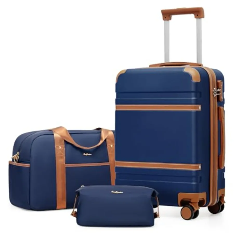 LONG VACATION Carry On Luggage Set 3 Piece 20 Inch ABS+PC Hardshell Carry on Suitcase with Spinner Wheels TSA Lock YKK Zipper
LONG VACATION Carry On Luggage Set 3 Piece 20 Inch ABS+PC Hardshell Carry on Suitcase with Spinner Wheels TSA Lock YKK Zipper