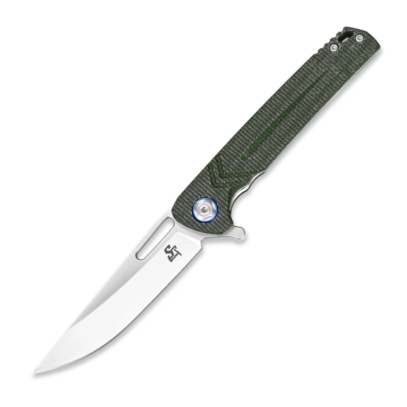 Sitivien ST140 Pocket Folding Knife D2 Steel Blade Micarta Handle Knives Camping Hiking Survival Outdoor Fruit EDC Multitool
Sitivien ST140 Pocket Folding Knife D2 Steel Blade Micarta Handle Knives Camping Hiking Survival Outdoor Fruit EDC Multitool