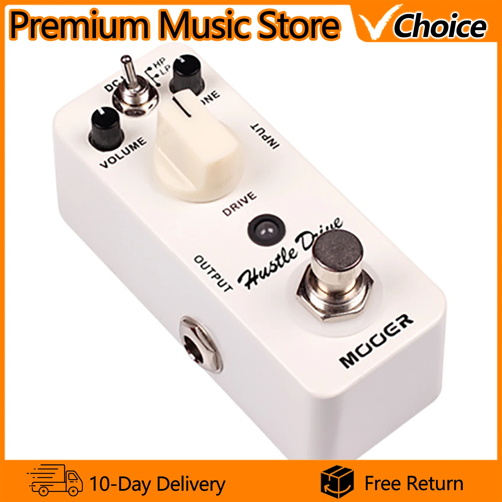MOOER Guitar Effect Pedal Hustle Drive Distortion 2 Working Modes Micro Guitar Pedal Tube-like Drive Sound True Bypass Part
MOOER Guitar Effect Pedal Hustle Drive Distortion 2 Working Modes Micro Guitar Pedal Tube-like Drive Sound True Bypass Part