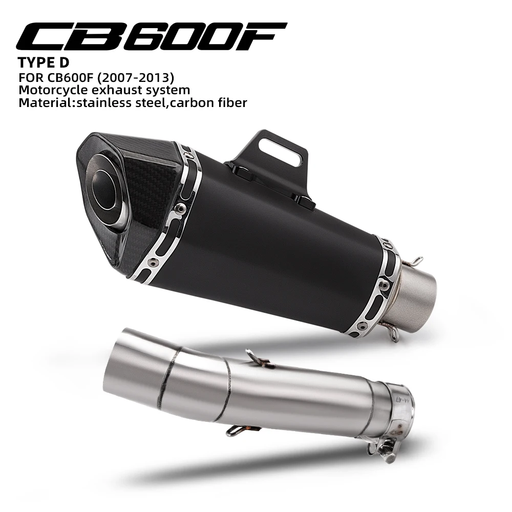 For CBF600N CB600 CB600F Variation Hornet 600 Motorcycle Exhaust Escape Middle Link Pipe Muffler DB Killer Slip on
For CBF600N CB600 CB600F Variation Hornet 600 Motorcycle Exhaust Escape Middle Link Pipe Muffler DB Killer Slip on