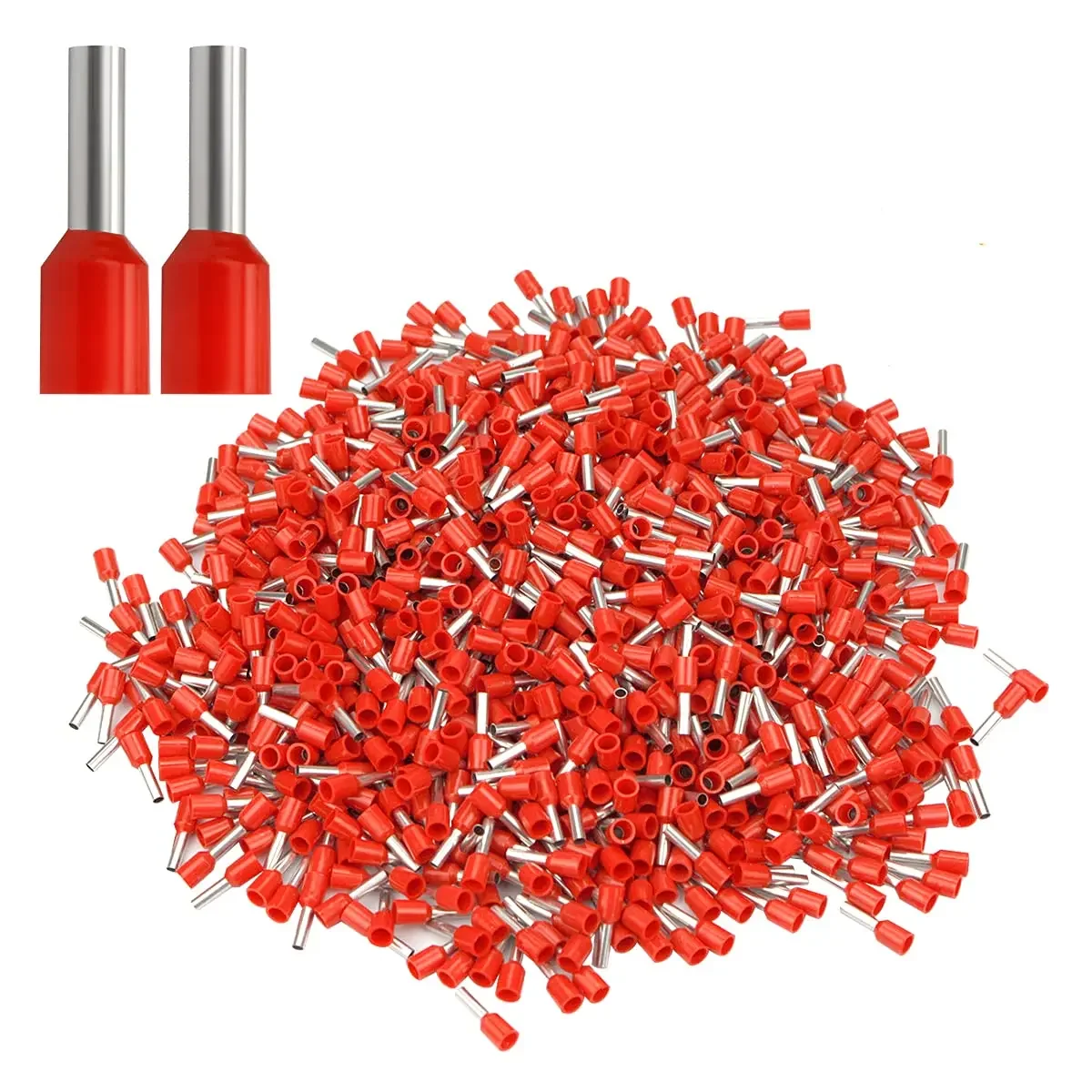 500Pcs Wire Ferrules Kit, Wire Terminal Ferrules Crimp Connector, Insulated Cord Pin End Terminal E0508/E7508/E1008/E1508/E2508
500Pcs Wire Ferrules Kit, Wire Terminal Ferrules Crimp Connector, Insulated Cord Pin End Terminal E0508/E7508/E1008/E1508/E2508