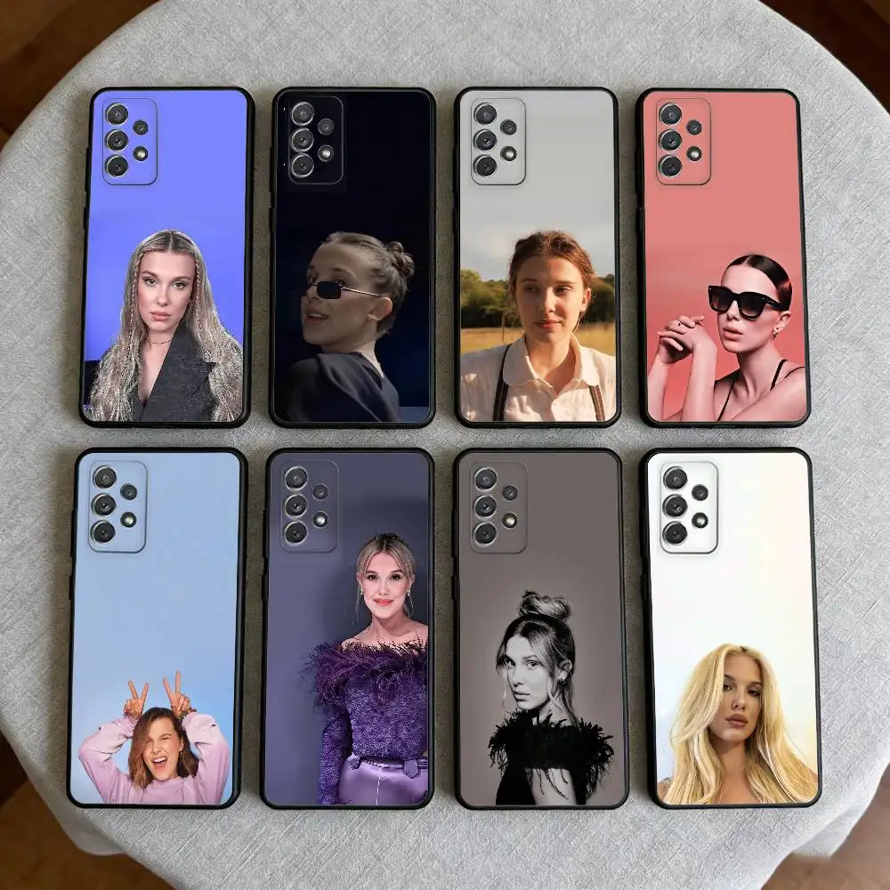 Millie B-Bobby B-Brown Phone Case For Samsung Galaxy A73,A72,A71,A70,A53,A52,A51,Soft Silicone Black Cover
Millie B-Bobby B-Brown Phone Case For Samsung Galaxy A73,A72,A71,A70,A53,A52,A51,Soft Silicone Black Cover