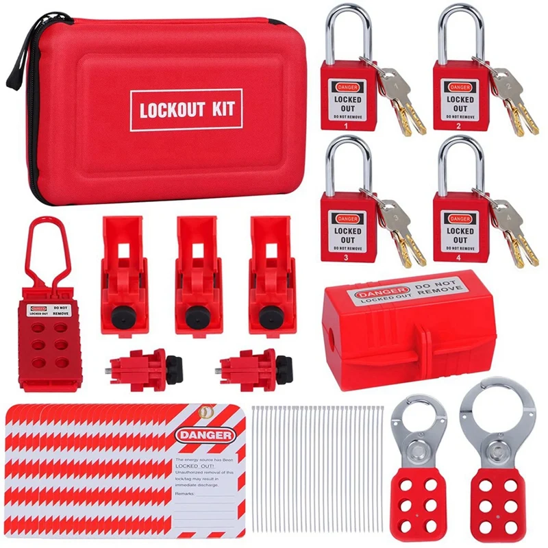 Big Easy Lockout Kit Clamps And Universal Multi-Pole Circuit Breaker Locks, Security Padlocks, Plug Locks
Big Easy Lockout Kit Clamps And Universal Multi-Pole Circuit Breaker Locks, Security Padlocks, Plug Locks