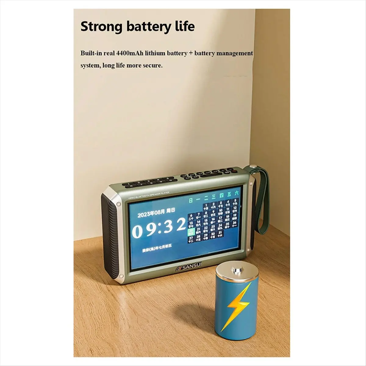 A003 FM55 Radio 7-Inch FM Radio Receiver MP4 Video Player Stereo Subwoofer Bluetooth Speaker Recorder TF USB Player Gray
A003 FM55 Radio 7-Inch FM Radio Receiver MP4 Video Player Stereo Subwoofer Bluetooth Speaker Recorder TF USB Player Gray