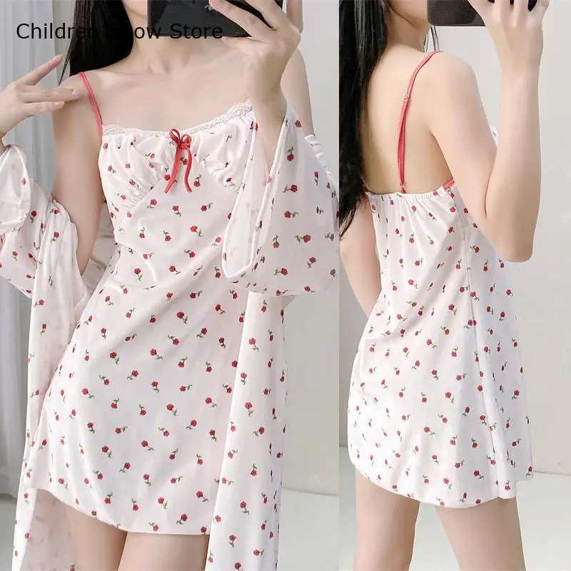 Gold Velour Robe Set Sexy Sling Nightgown Lace Trim Loungewear 2Pcs Robe Suit Print Flower Nightwear Soft Loungewear Kimono
Gold Velour Robe Set Sexy Sling Nightgown Lace Trim Loungewear 2Pcs Robe Suit Print Flower Nightwear Soft Loungewear Kimono
