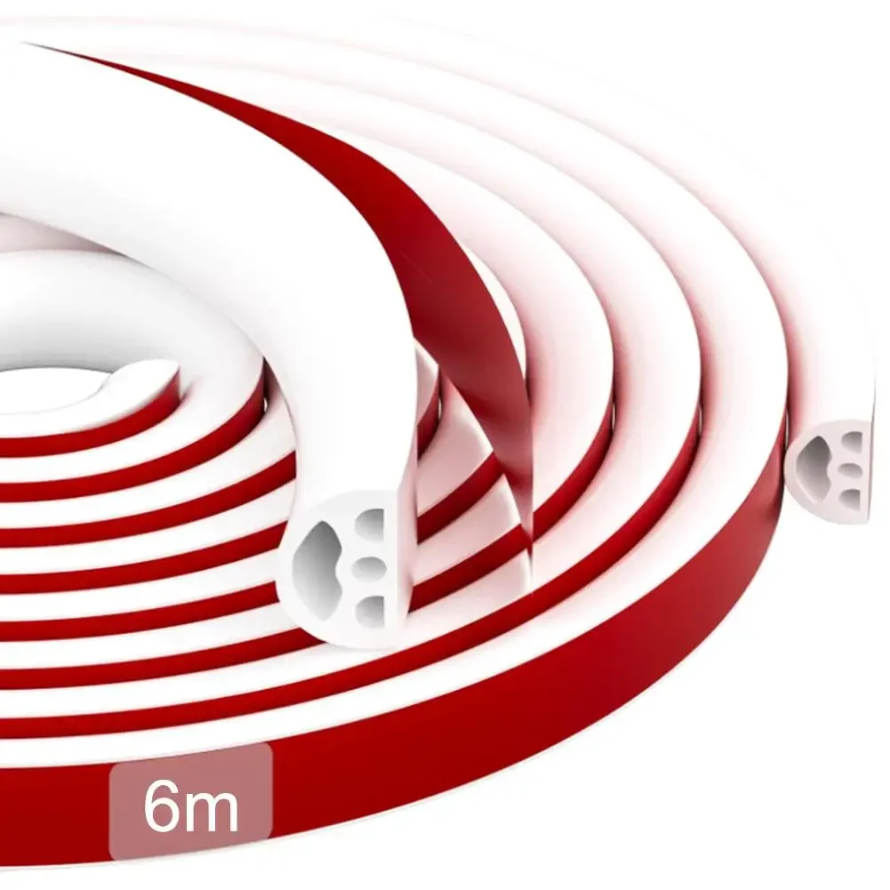 6m Door Sealing Strip Door Gap Windproof Strip Anti-collision Strip Sound Insulation Strips Weather Stripping Building Hardware
6m Door Sealing Strip Door Gap Windproof Strip Anti-collision Strip Sound Insulation Strips Weather Stripping Building Hardware
