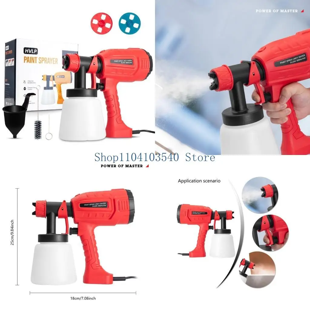 02DC Paint Sprayer HVLP Spray Guns with 2 Nozzles and 3 Patterns for Furniture Cabinets Fence Wall Door Garden Chairs
02DC Paint Sprayer HVLP Spray Guns with 2 Nozzles and 3 Patterns for Furniture Cabinets Fence Wall Door Garden Chairs