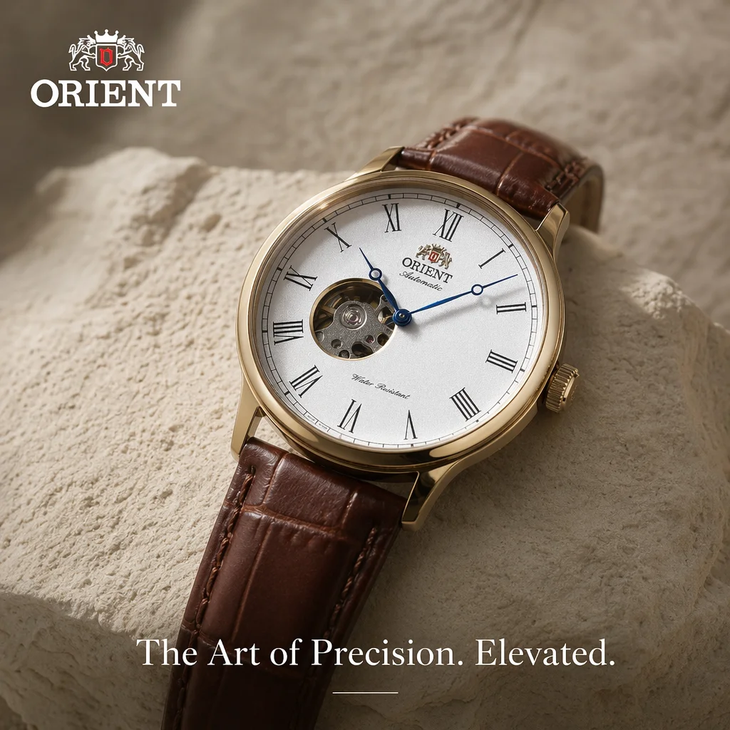 Orient Self-Winding Open Heart Skeleton Watch for Men Roman Numeral Markers Leather Band Elegant Formal Business Gift Wristwatch
Orient Self-Winding Open Heart Skeleton Watch for Men Roman Numeral Markers Leather Band Elegant Formal Business Gift Wristwatch