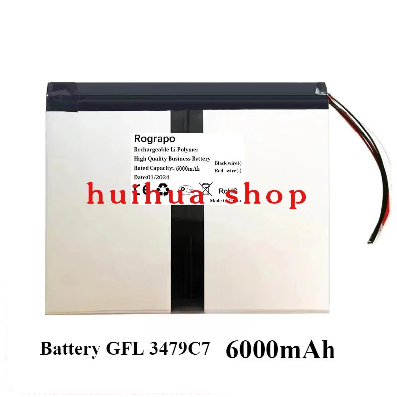 Новый аккумулятор 7,6 В, 6000 мАч GFL 3479C7 для планшетного ПК Chuwi Ubook X 12 CWI535, 10 контактов, 7 линий
Новый аккумулятор 7,6 В, 6000 мАч GFL 3479C7 для планшетного ПК Chuwi Ubook X 12 CWI535, 10 контактов, 7 линий
