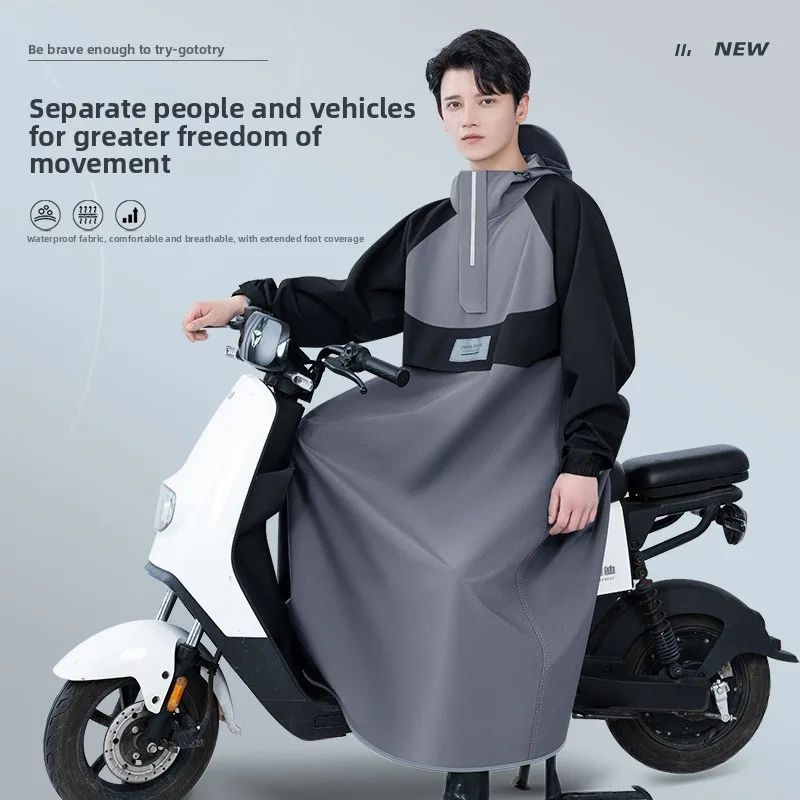 Дождевик-пончо на все тело с рукавами для защиты от ливня, для езды на электромотоцикле и велосипеде на открытом воздухе
Дождевик-пончо на все тело с рукавами для защиты от ливня, для езды на электромотоцикле и велосипеде на открытом воздухе