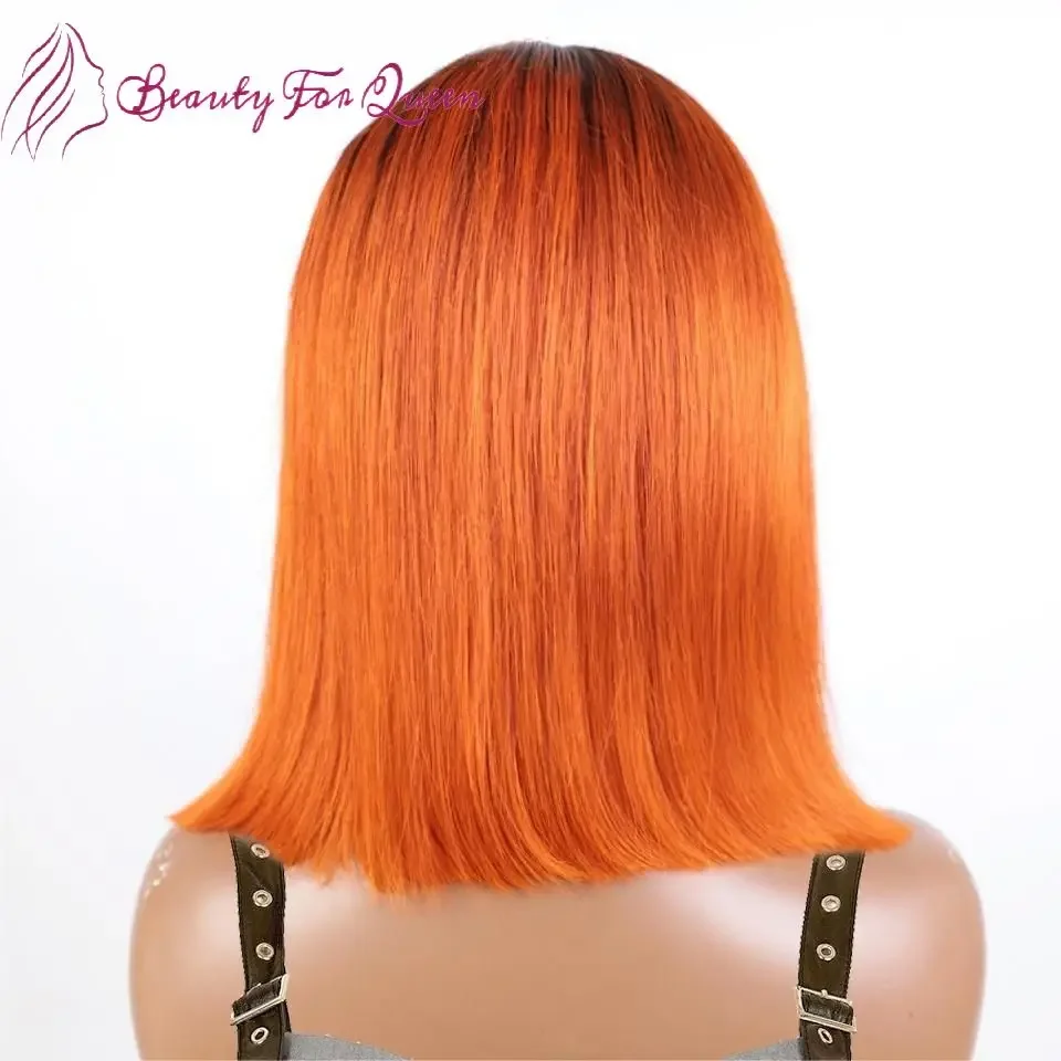 Transparent HD Lace Frontal Wigs Brazilian Human Hair Wig For Women Colored 1B Orange Straight Short Bob Pre Plucked For Women
Transparent HD Lace Frontal Wigs Brazilian Human Hair Wig For Women Colored 1B Orange Straight Short Bob Pre Plucked For Women