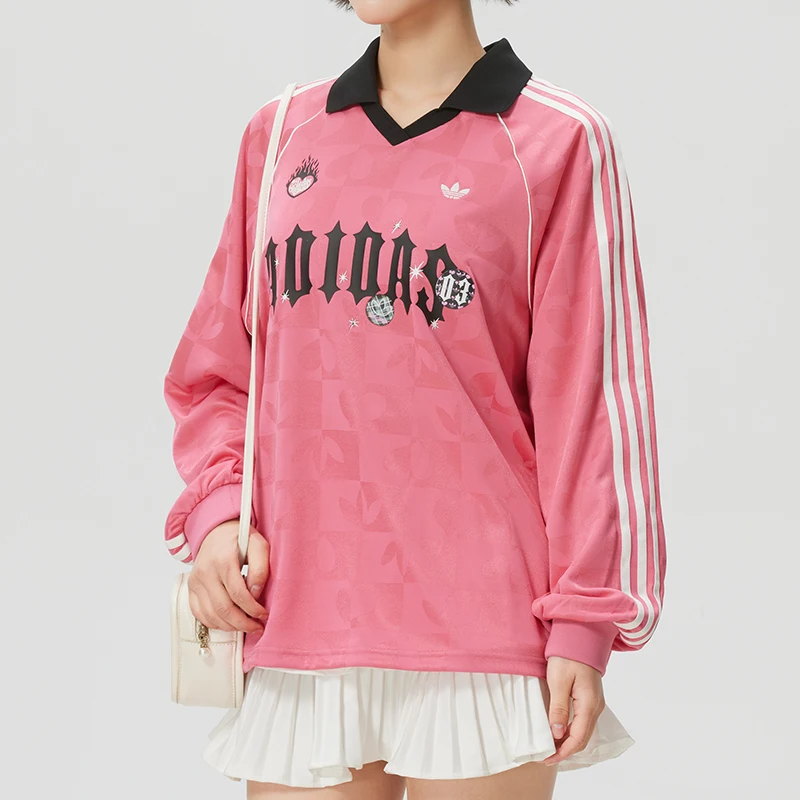 Adidas (Adidas) Trefoil Women's Valentine's Day Long Sleeve T-Shirt with Turn-Down Collar Sportswear Breathable Running Training Top Ky2021
Adidas (Adidas) Trefoil Women's Valentine's Day Long Sleeve T-Shirt with Turn-Down Collar Sportswear Breathable Running Training Top Ky2021